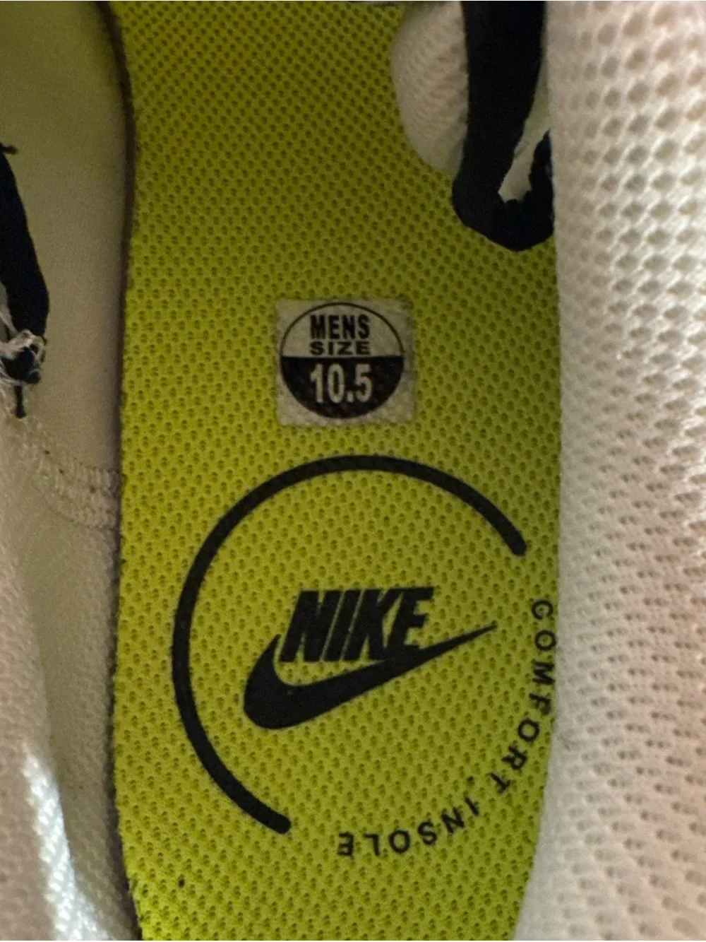 Nike Air Max SYSTM Sneakers (DM9537 100) Men’s Size 10.5 White/Black-Volt